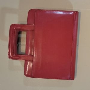 Best Day Planner - Franklin Covey Leather Planner - Red - Euc - Pm